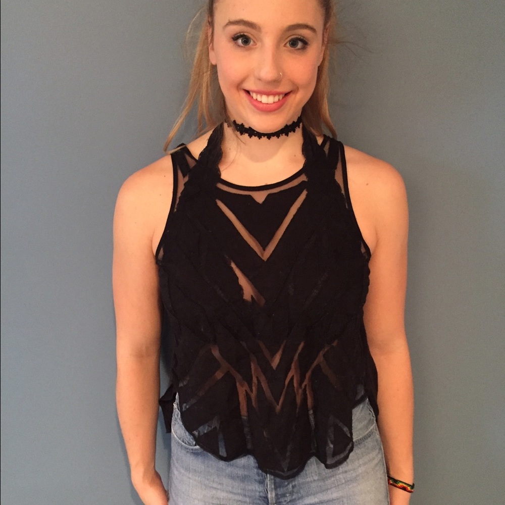 Black Free People top