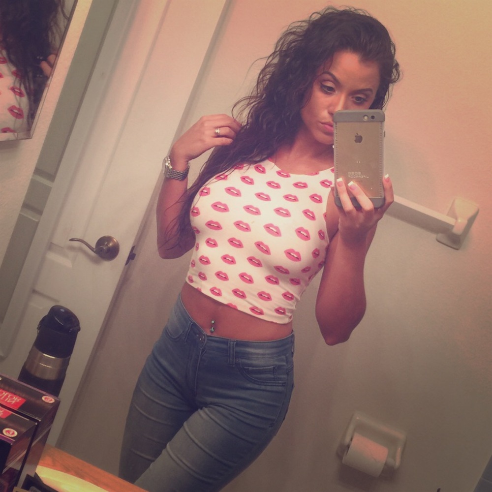 American Apparel crop top