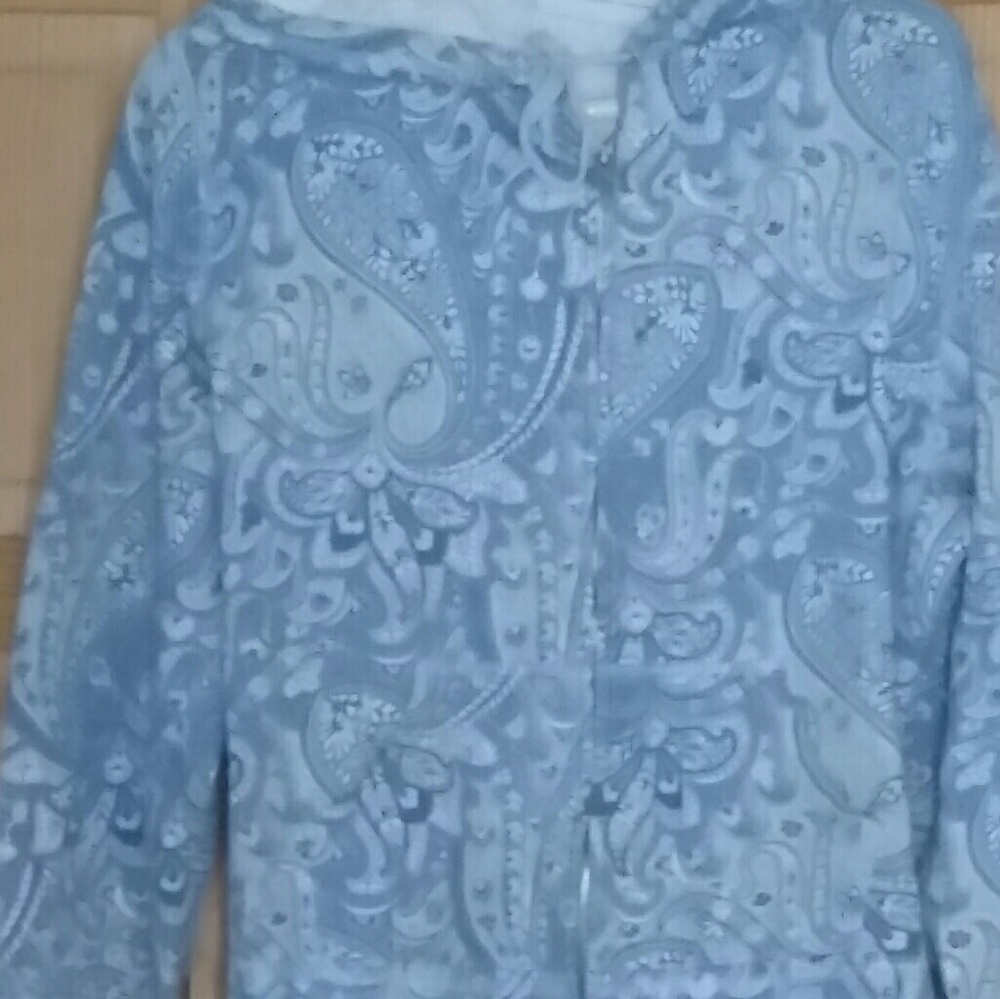 Hooded, paisley print, hooded jacket