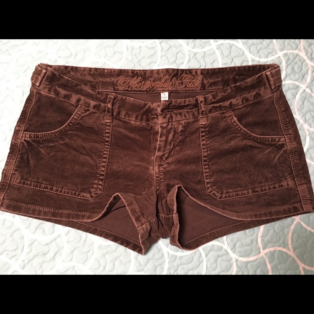 Abercrombie & Fitch Brown Corduroy Shorts