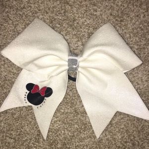 Sparkly, Minnie Mouse Cheer Bow