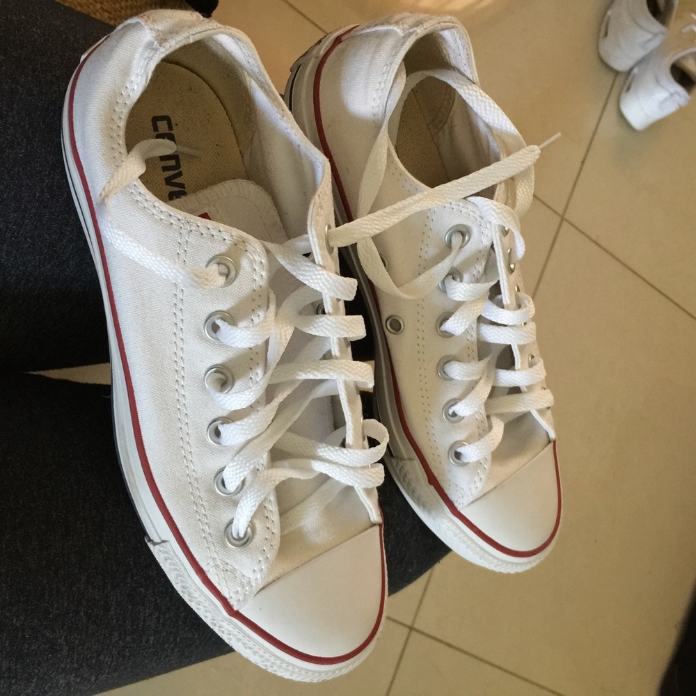 Low Top White Converse