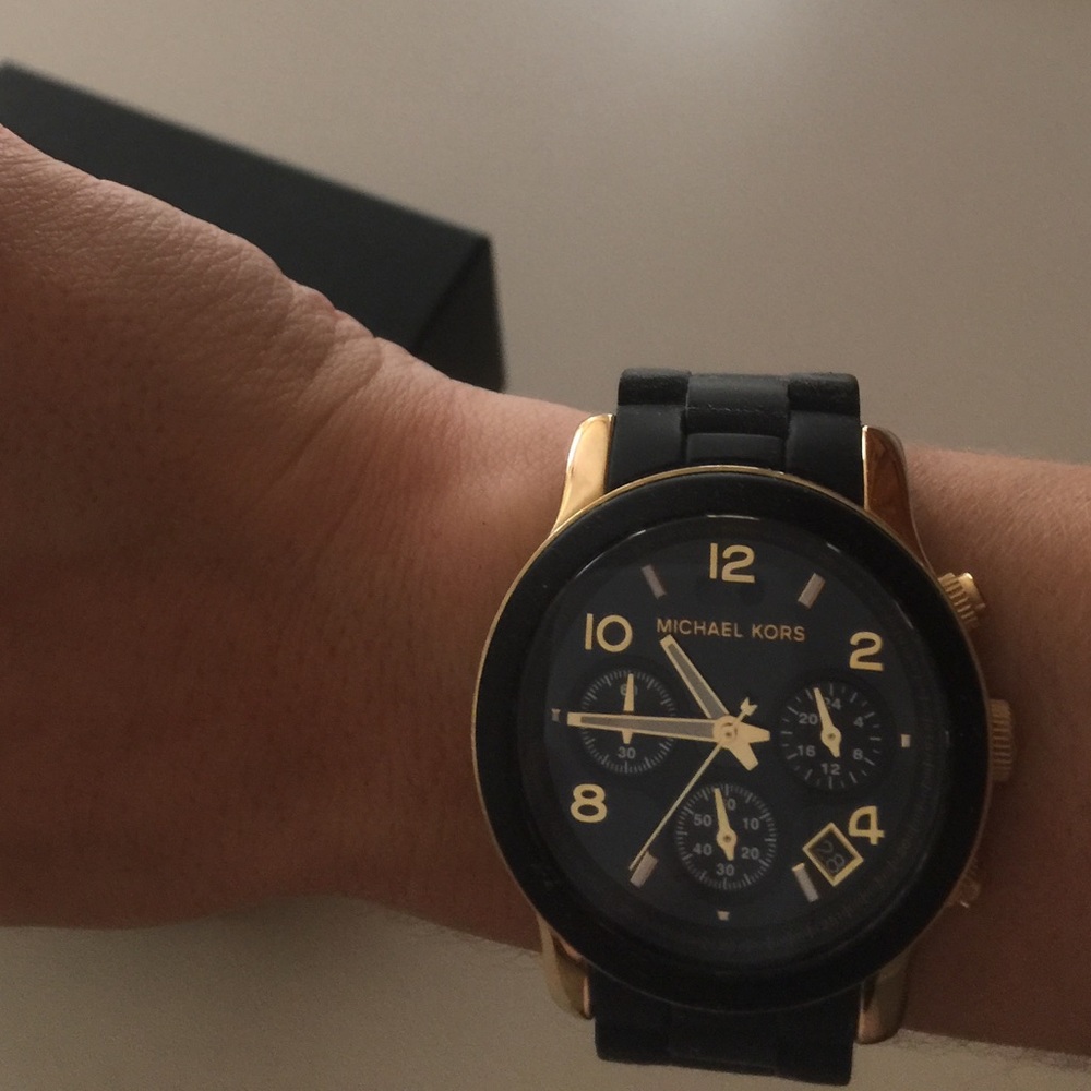 Authentic Michael Kors silicone watch