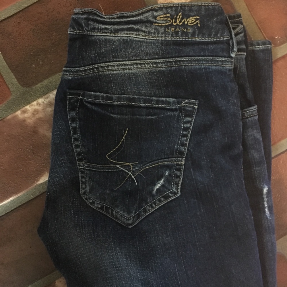 Silver jeans