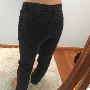 Vintage Ralph Lauren black straight leg mom jeans