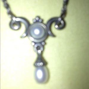 💕James Avery Scroll/Pearl Necklace