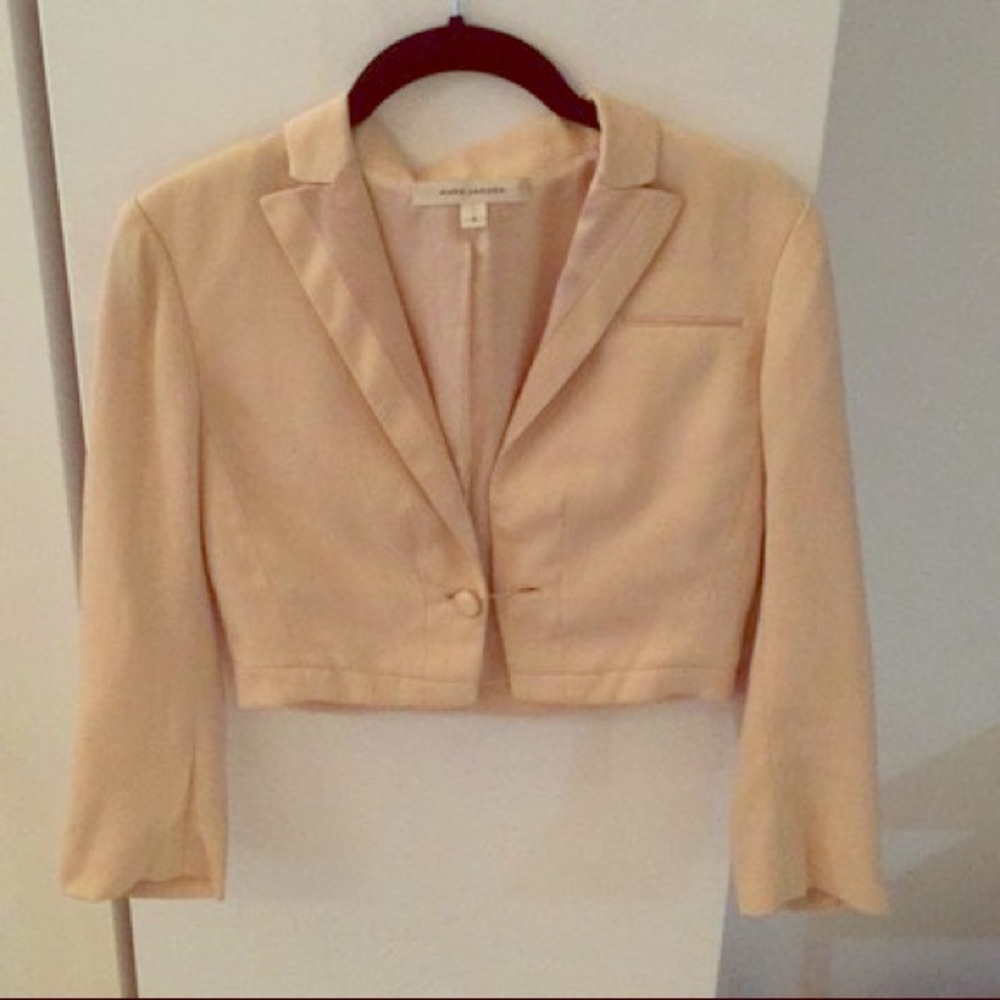 Marc Jacobs silk cropped blazer