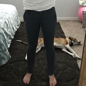 Gap Super Skinny Gray Pants. Size 2