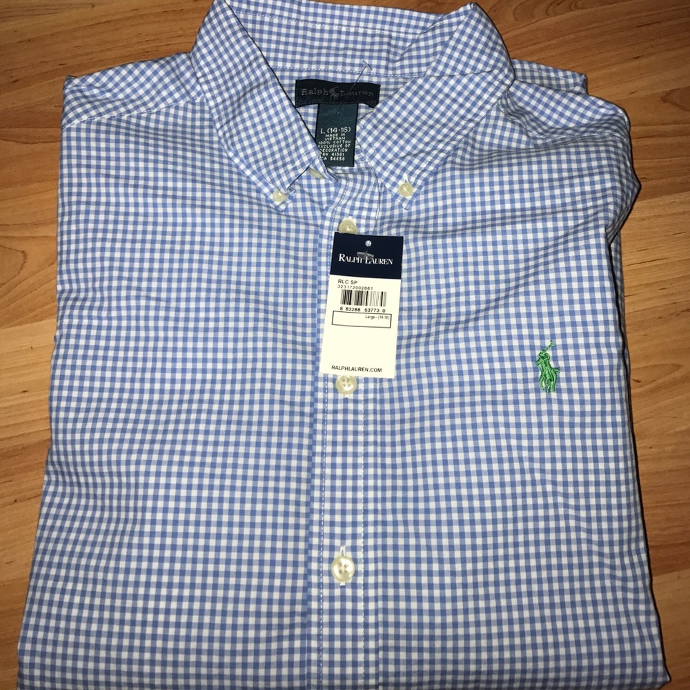BNWT boys Ralph Lauren dress shirt