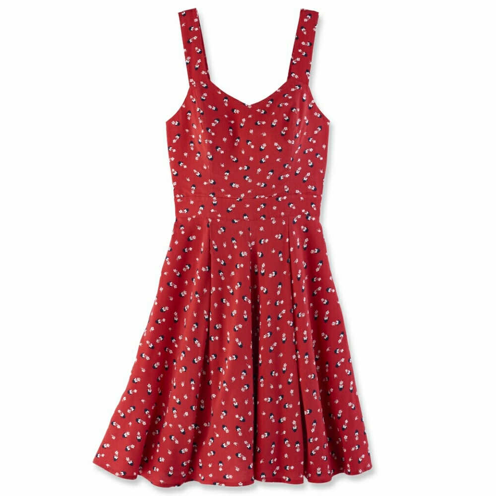 LC Lauren Conrad Minnie Mouse Disney Red Dress sz4