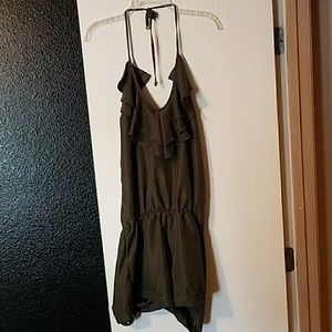 Olive Backless Dress