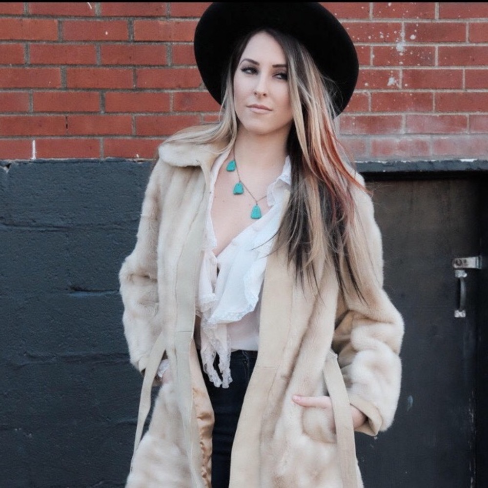 Vintage faux fur jacket