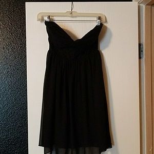 Black Strapless Dress
