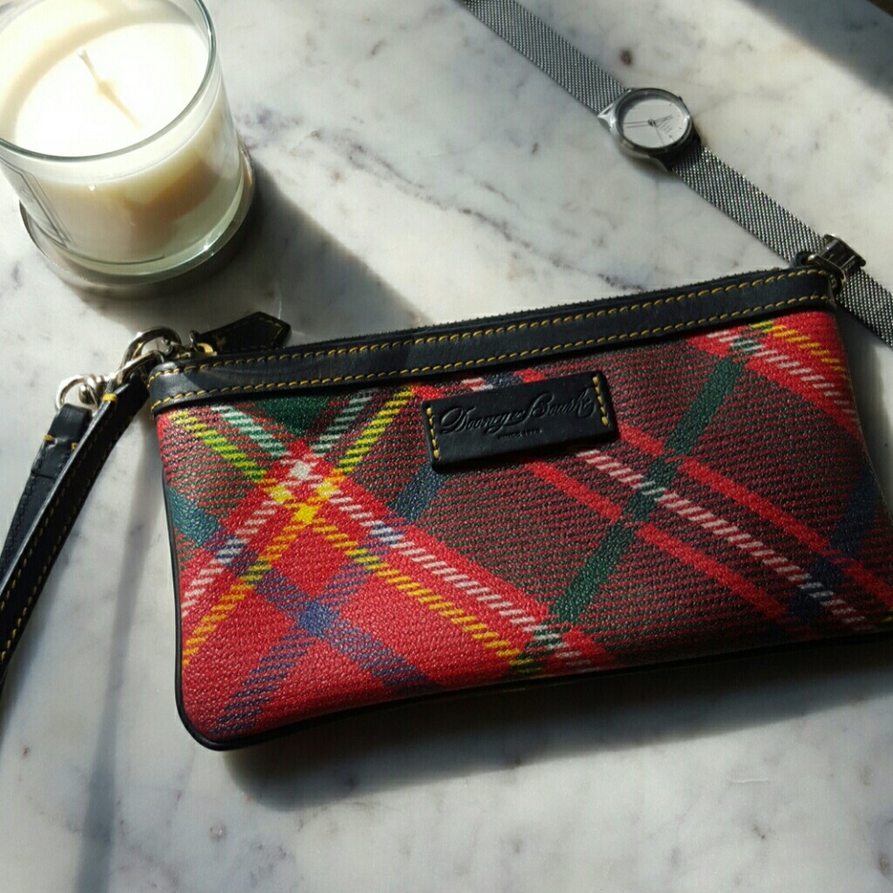Dooney & Bourke Plaid Wristlet