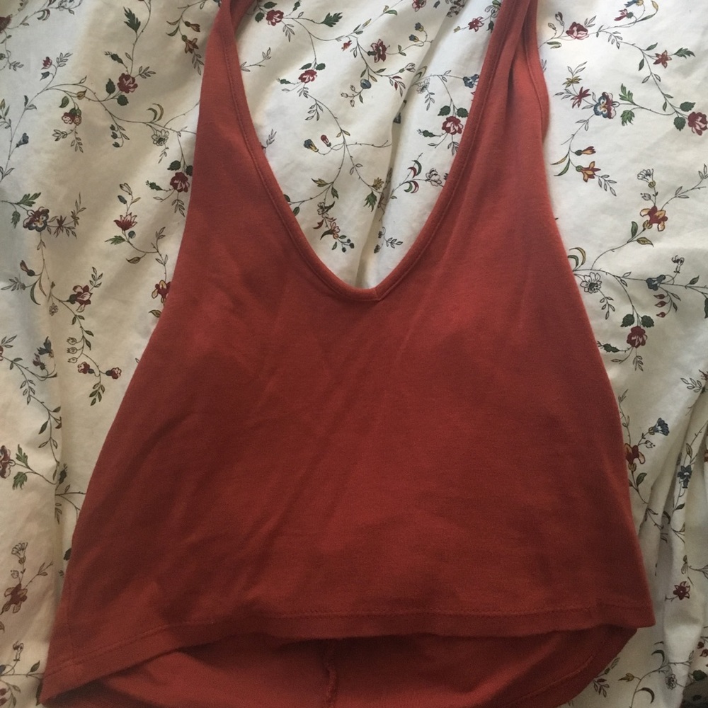 Brandy Melville Rust Red Lena Halter