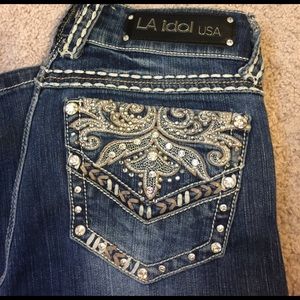 LA idol boot cut jeans