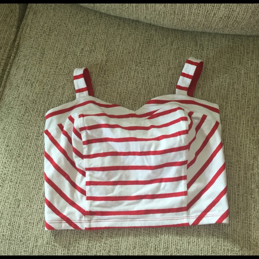 Striped Crop Top
