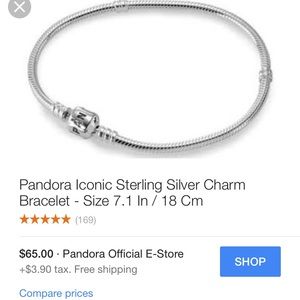 Pandora charm bracelet