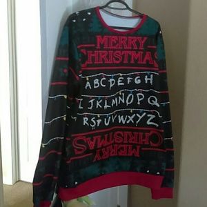 Oversized Stranger Things Xmas sweater
