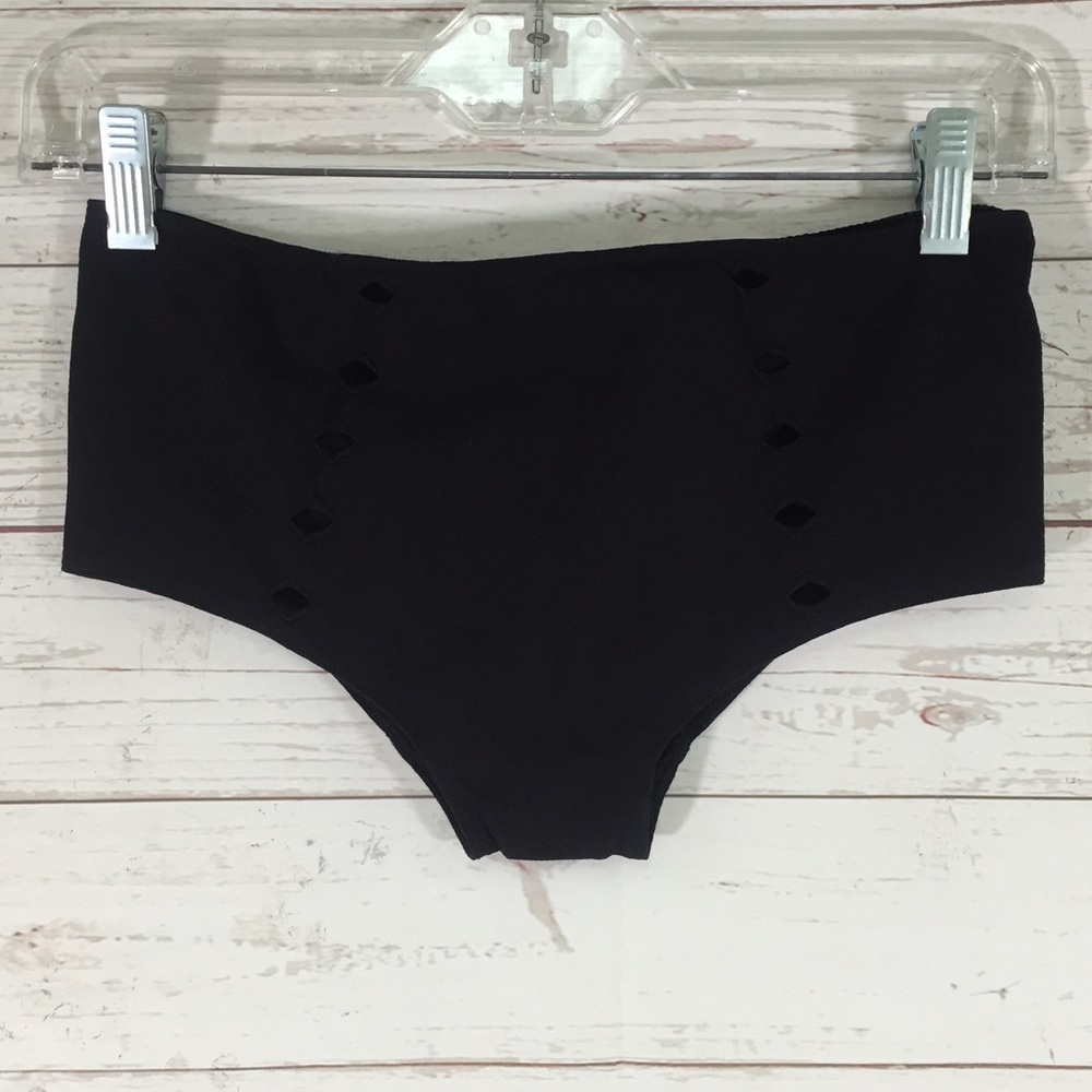 New Free People Womens Seamless Black Underwear