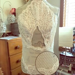 Victoria's Secret Dream Angels high-neck teddy