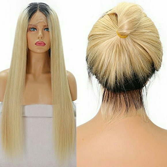 Blonde Ombre Human Hair Full Lace Wig 20-22 inches main image 3