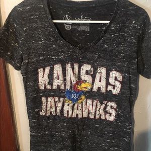 KU Vneck shirt