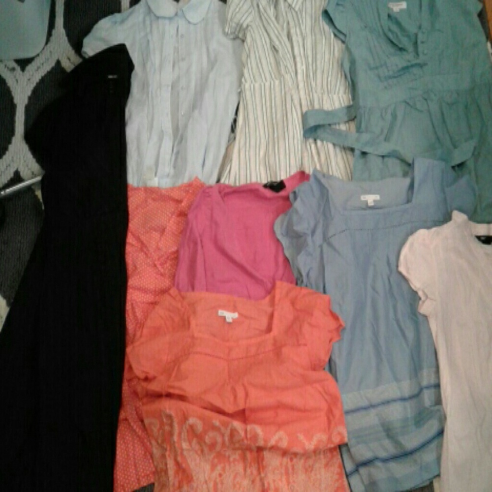 Lot of spring/summer maternity tops S