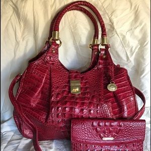 Brahmin Elisa w/matching Wallet