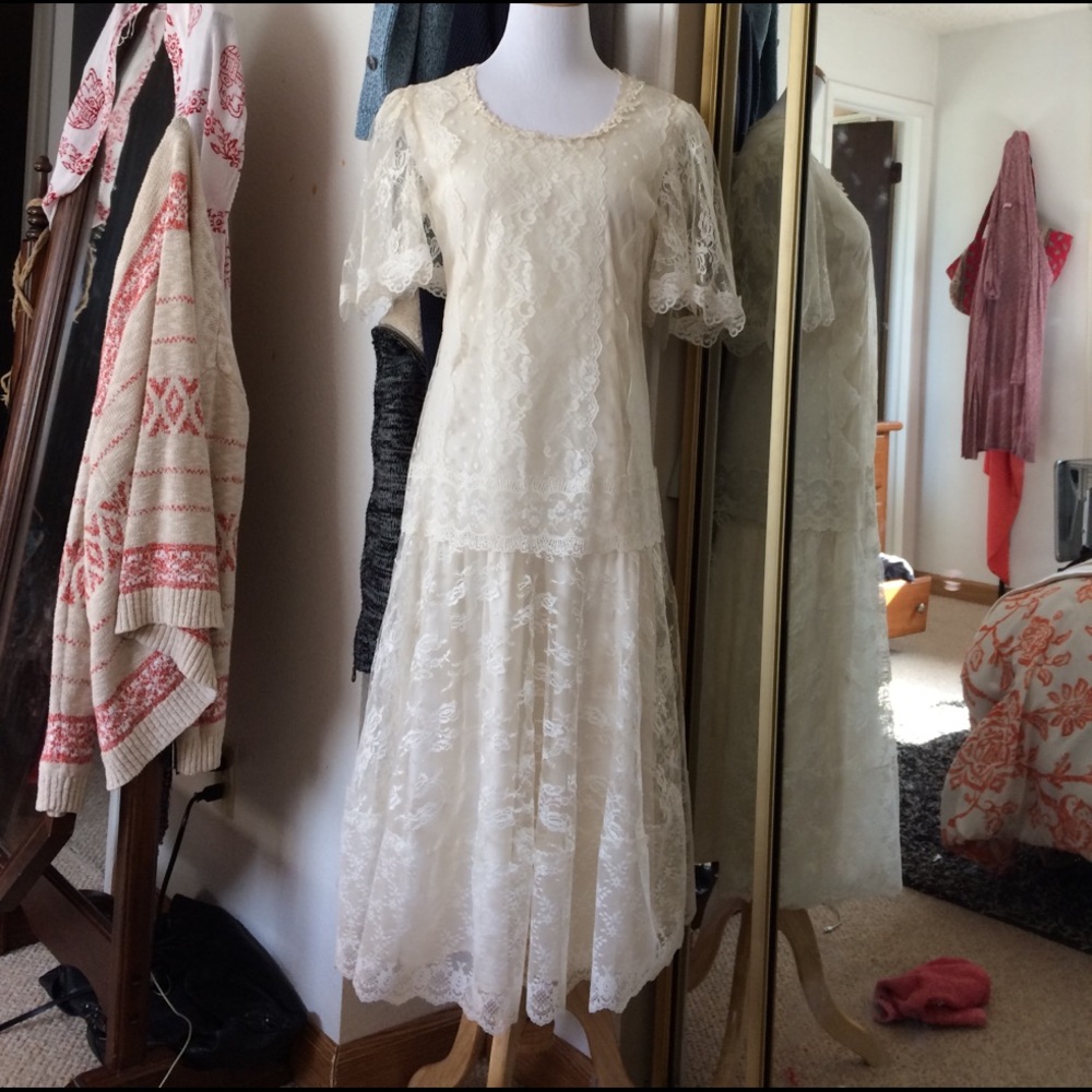Vintage prom dress.