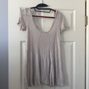 Free People Silver Mini Dress