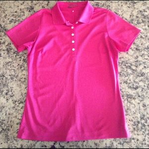 Nike Golf Tour Performance Pink Dri-Fit Polo