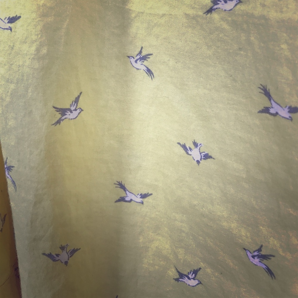 Yellow sparrow button down - Picture 2 of 3
