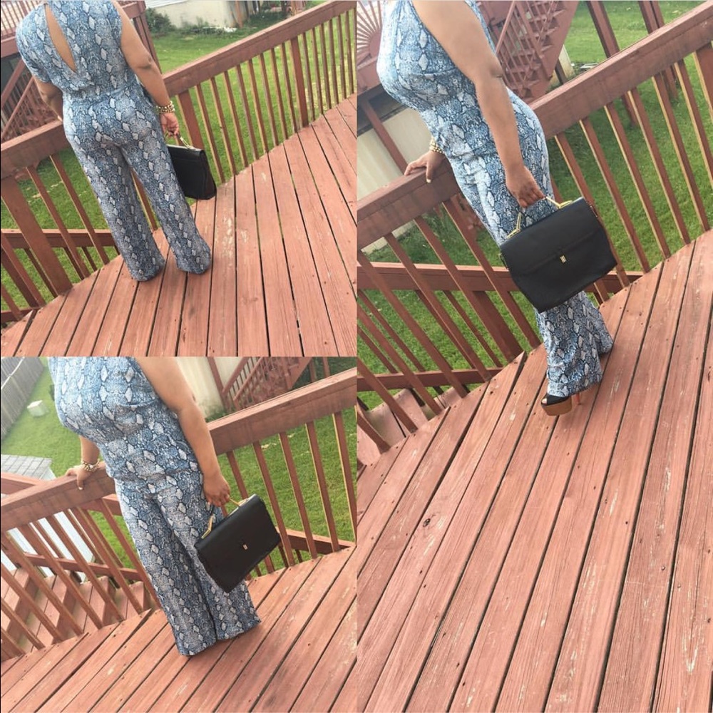 Snakeskin Jumpsuit