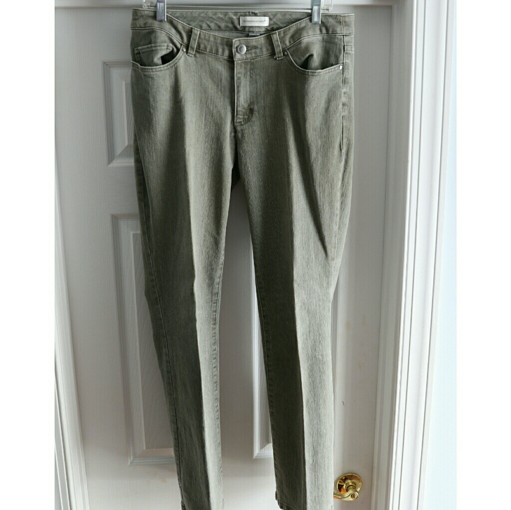 Christopher Banks grey jeans.