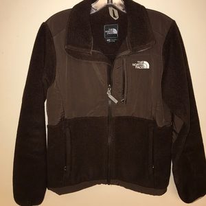 Brown North Face Fleece Jacket