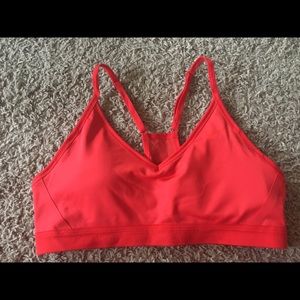 Red Nike Sports Bra