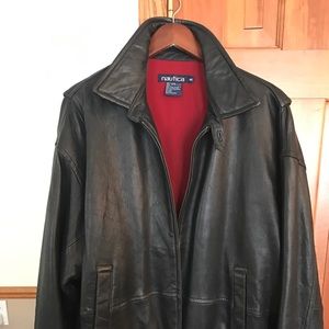 Nautica Genuine Leather Jacket