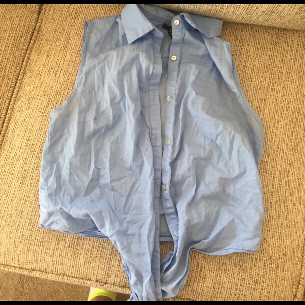 Blue Button Down