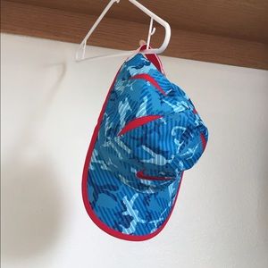 Blue stripe camo Nike Drifit Hat