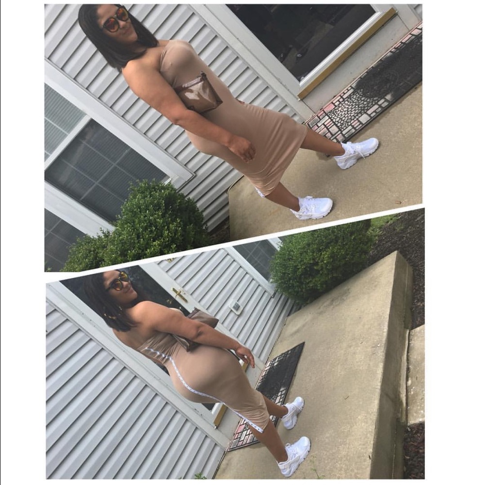 nude dress