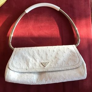 Authentic Prada ostrich bag