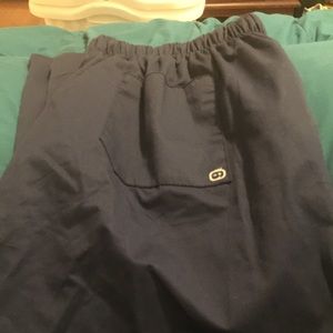 Navy Blue Wonder Wink scrub bottoms