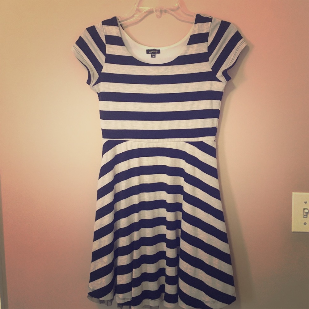 🌈Casual short sleeve striped dress🌈