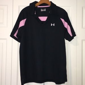 Men's Under Armour Heat Gear Breast Cancer Polo L