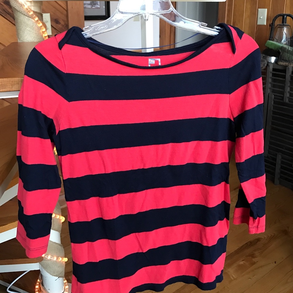 Striped three quarter length shirt