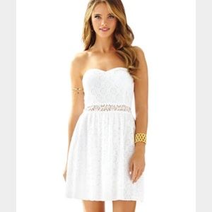 LILLY PULITZER Resort White Floral Dress