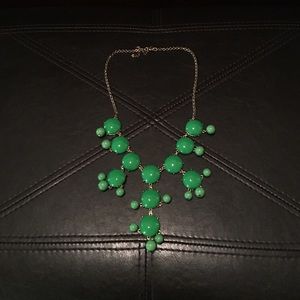 Green mini bubble necklace