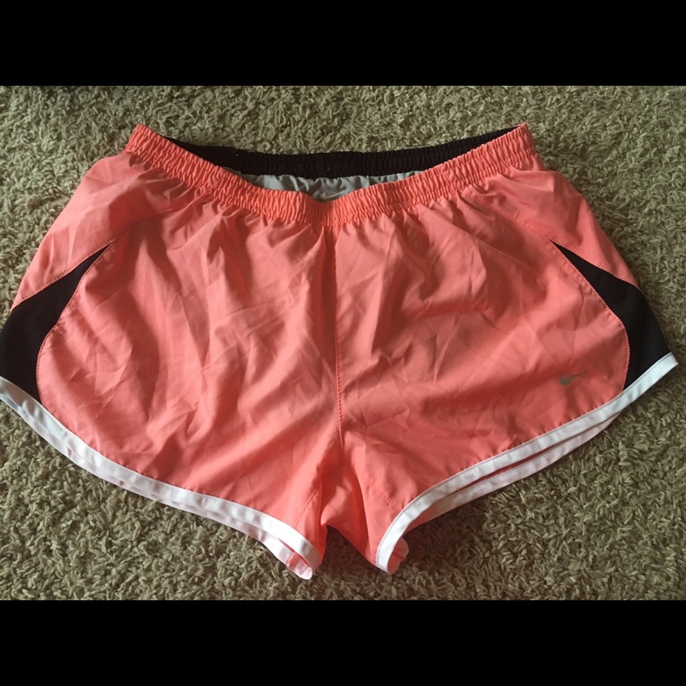 Coral Nike shorts. Worn once