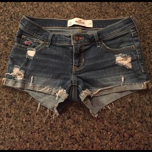 Hollister jean shorts